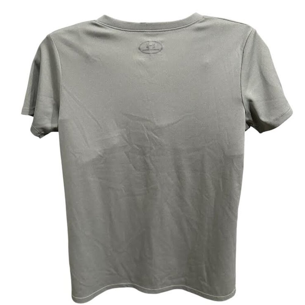 Under Armour Youth Girl Short Sleeve Gray Loose Fit T-shirt Size YLG - Picture 3 of 6
